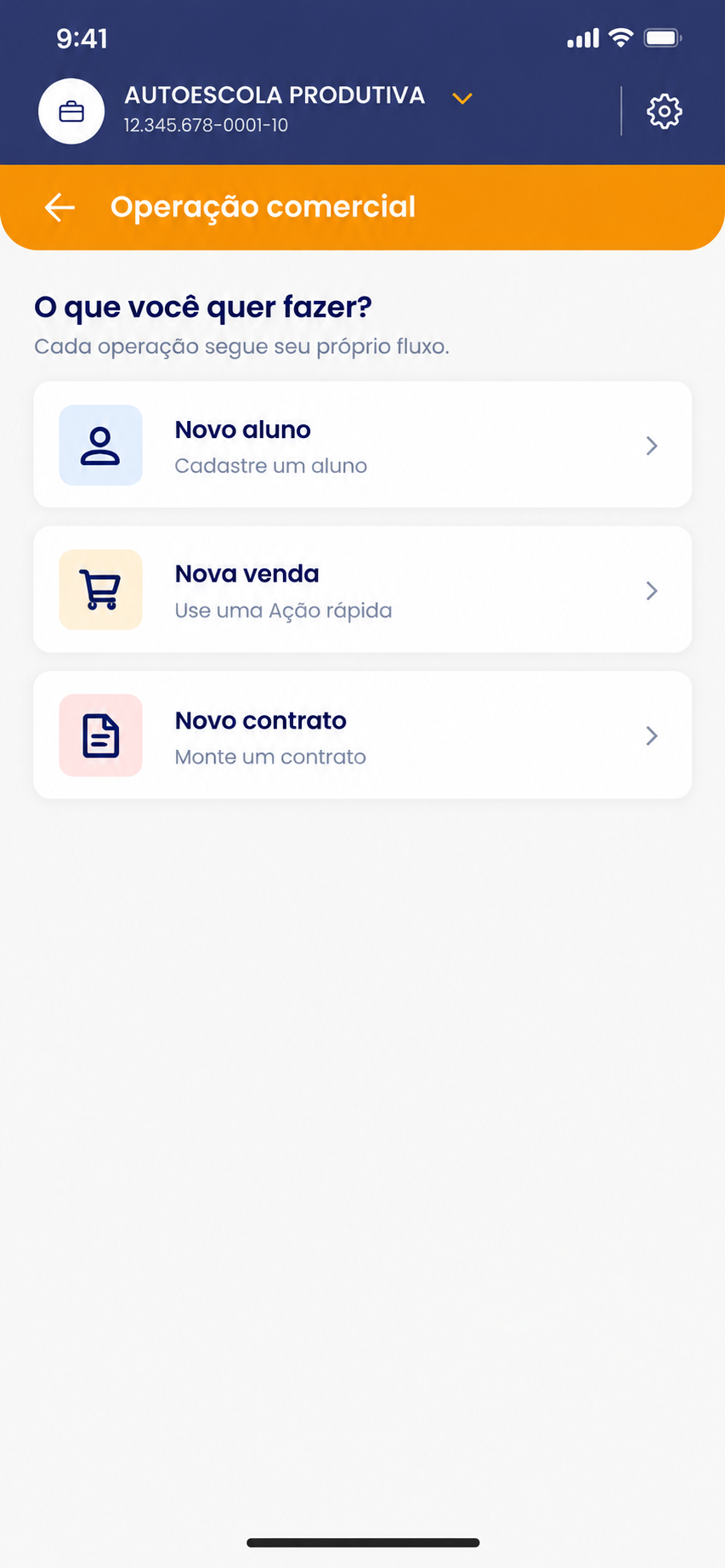 Operação comercial
