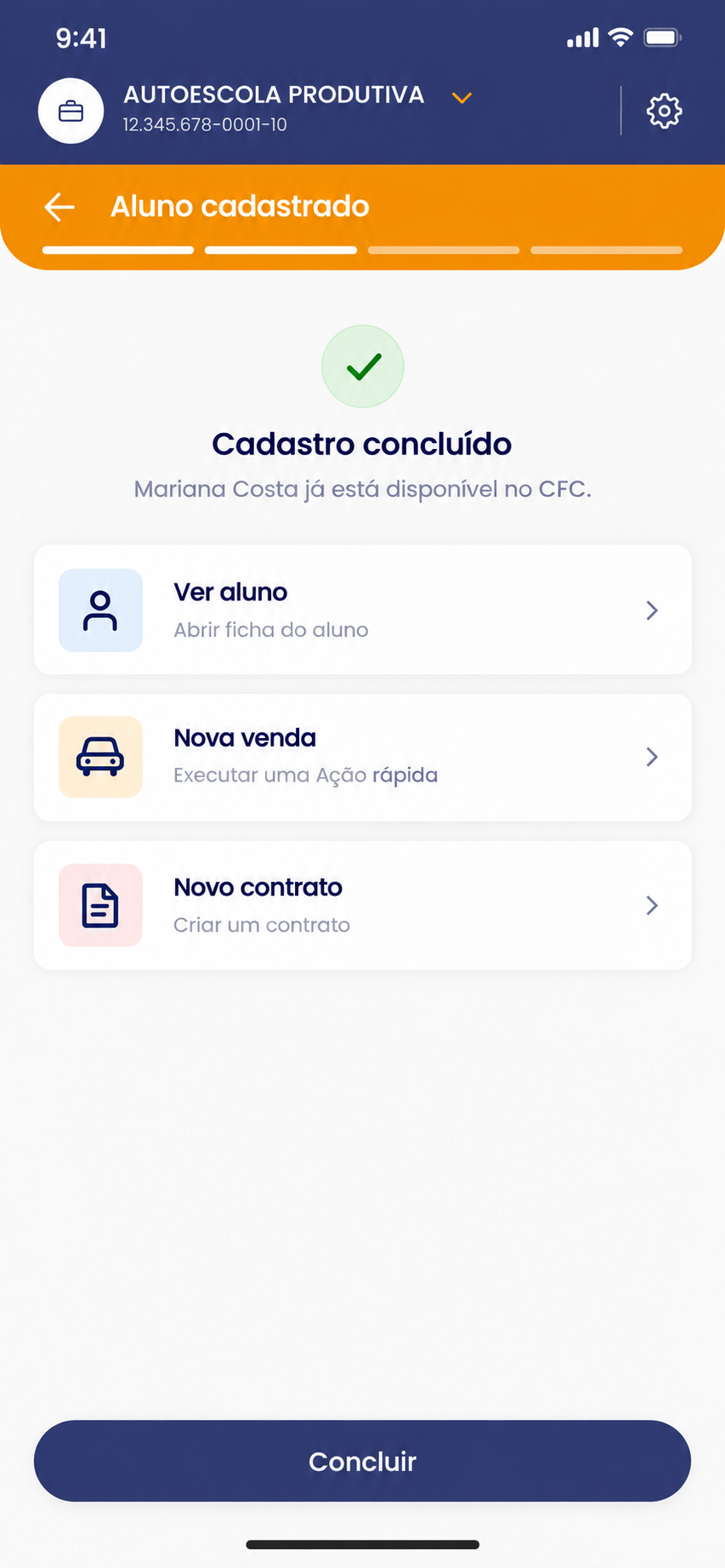 Próximo passo